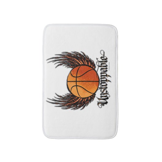 Onstopbaar (Basketball) Badmat (Voorkant Verticaal)