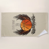 Onstopbaar (Basketball) Strandlaken (Voorkant)