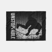 Onstopbaar (Hockey) Fleece Deken (Voorkant (Horizontaal))