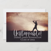 Onstopbaar Modern Afstudeerder Foto Klassiek Afstu Kaart (Voorkant)