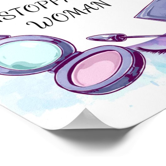 Onstopbare Art Print, Motivatie afdrukken Poster (Hoek)