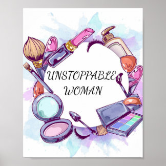 Onstopbare Art Print, Motivatie afdrukken Poster