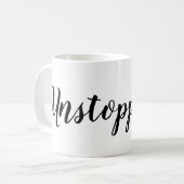 Onstopbare koffie-Mok Koffiemok (Voorkant links)