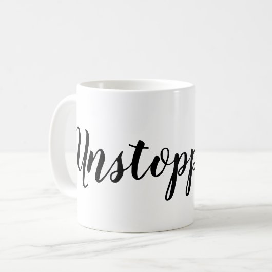 Onstopbare koffie-Mok Koffiemok (Voorkant links)