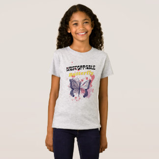 Onstopbare vlinder t-shirt