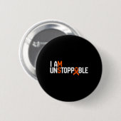 Onstoppable Multiple Sclerose Ms Bewustzijn Mannen Ronde Button 5,7 Cm (Voorkant /achterkant)