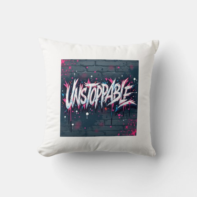 Onstoppable Wildstyle Kussen (Voorkant)