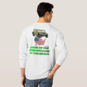 Onstoppbare veteranen t-shirt (Achterkant volledig)
