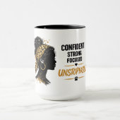 Onstoppbare Vrouw Mok/Cadeau om Haar te Sterken Mok (Midden)