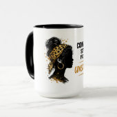 Onstoppbare Vrouw Mok/Cadeau om Haar te Sterken Mok (Voorkant links)