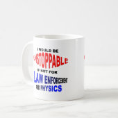 Onstoppelijke Problemen Grappige Mok (Voorkant links)