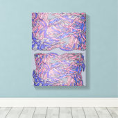Onstructurerende Genade Abstracte Bewegingskunst Canvas Afdruk (Insitu (Houten vloer))
