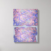 Onstructurerende Genade Abstracte Bewegingskunst Canvas Afdruk (Voorkant)