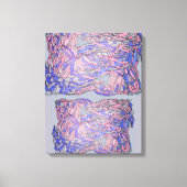 Onstructurerende Genade Abstracte Bewegingskunst Canvas Afdruk (Voorkant)