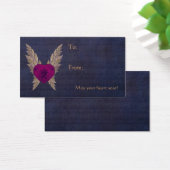 Onstuimig hartgeschenk Label Visitekaartje (Bureau)