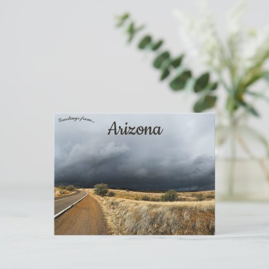 Onstuimig weer in Arivaca Briefkaart (Staand voorkant)