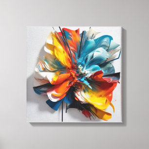 onstuimige bloei canvas afdruk