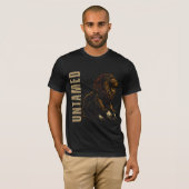 Onstuimige Brullende Leeuw T-shirt (Voorkant volledig)