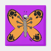 onstuimige vlindermagneet magneet (Voorkant)