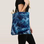 Onstuimige Zee Kolking Tote Bag (Dichtbij)