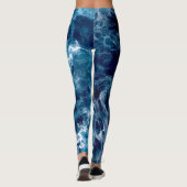 Onstuimige Zee Kolkt Leggings (Achterkant)