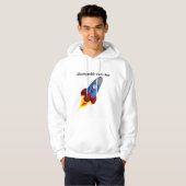 Onstuitbaar begint hier hoodie (Voorkant volledig)