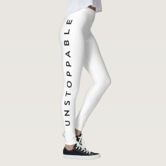 Onstuitbaar NYC Meisje Motiverende Typografie Leggings
