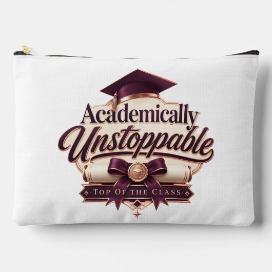 Onstuitbare Academische Diploma Toilettas Etui (Voorkant)