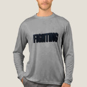 Onstuitbare geest: blijf doorgaan Tri-Blend shirt (Voorkant volledig)