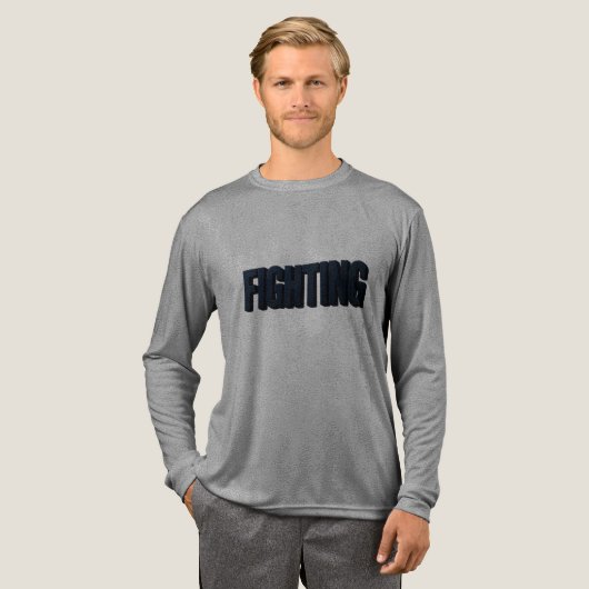 Onstuitbare geest: blijf doorgaan Tri-Blend shirt (Voorkant)