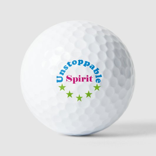 onstuitbare geest golfballen (Voorkant)