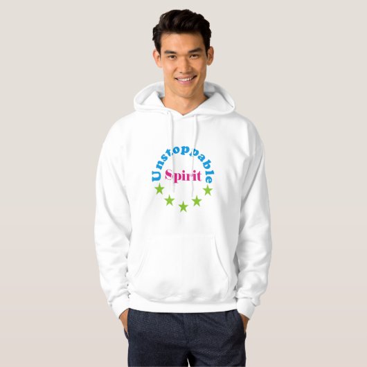 onstuitbare geest hoodie (Voorkant volledig)