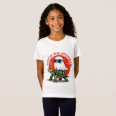 Onstuitbare Ghost en Turtle Adventure Design T-shirt (Voorkant volledig)