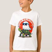 Onstuitbare Ghost en Turtle Adventure Design T-shirt (Voorkant)