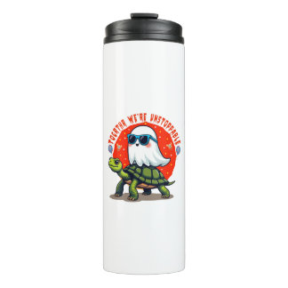 Onstuitbare Ghost en Turtle Adventure Design Thermosbeker