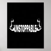 Onstuitbare Gym Workout Voor Mannen Vrouwen Jeugd Poster (Voorkant)