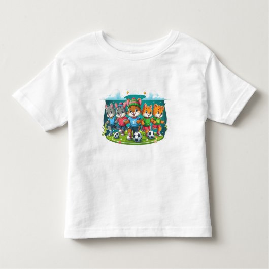 Onstuitbare harige vrienden kinder shirts (Voorkant)