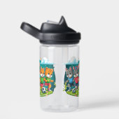 Onstuitbare harige vrienden waterfles (Rechts)