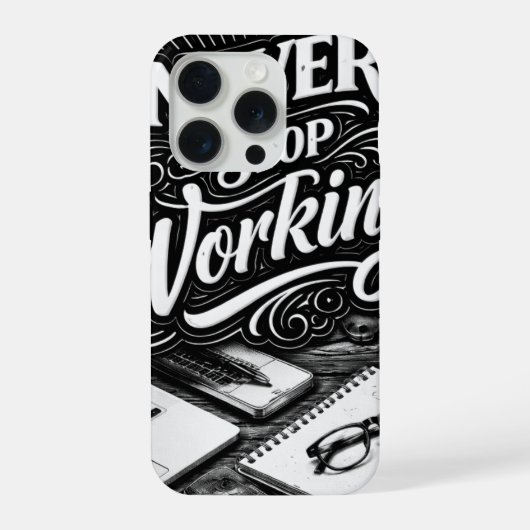 Onstuitbare Hustle iPhone Hoesje (Achterkant)