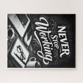 Onstuitbare Hustle Legpuzzel (Horizontaal)