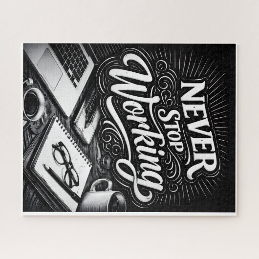 Onstuitbare Hustle Legpuzzel (Horizontaal)