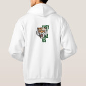 Onstuitbare Leeuw – Onbevreesde Koning van de Jung Hoodie (Achterkant)