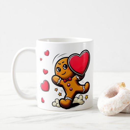 onstuitbare liefde koffiemok (Met donut)