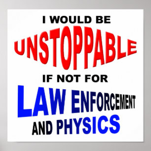 Onstuitbare problemen Funny Poster