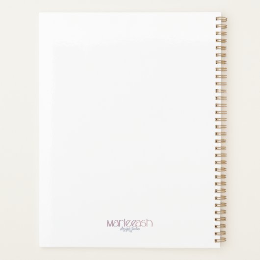 Onstuitbare Tulp Bloemenplanner Planner (Achterkant)