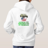 Onstuitbare veteranen hoodie (Achterkant)