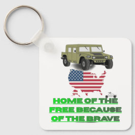 Onstuitbare veteranen sleutelhanger