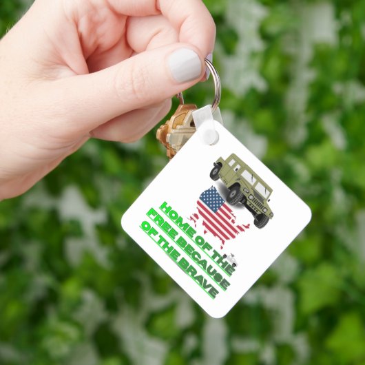 Onstuitbare veteranen sleutelhanger (Hand)