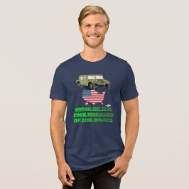 Onstuitbare veteranen Tri-Blend shirt