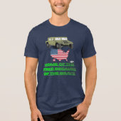 Onstuitbare veteranen Tri-Blend shirt (Voorkant)